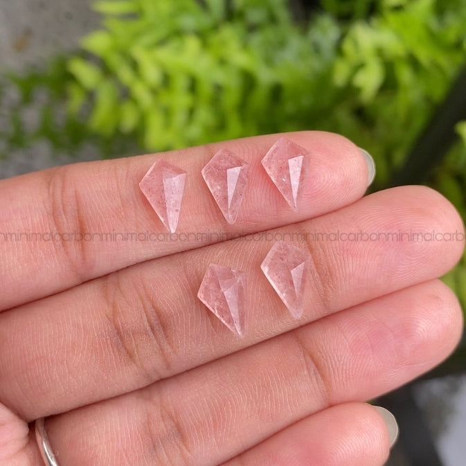 Natural Strawberry Quartz | Kite Strawberry Quartz