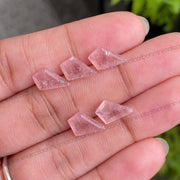 Natural Strawberry Quartz | Kite Strawberry Quartz - Minimal Carbon