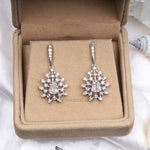 Load image into Gallery viewer, Dangle Earring Diamond Earring Pair
