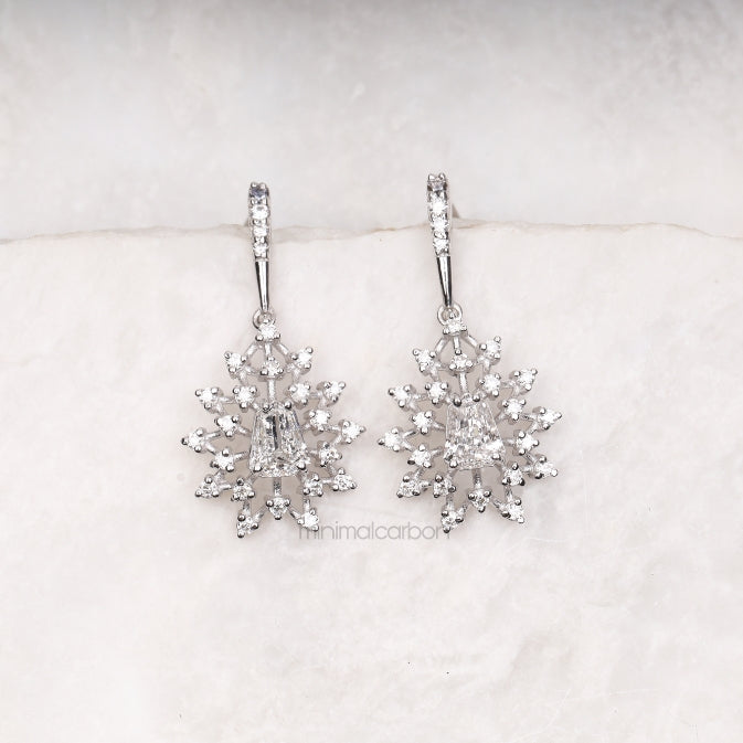 Dangle Earring Diamond Earring Pair