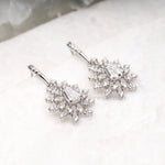 Load image into Gallery viewer, Dangle Earring Diamond Earring Pair
