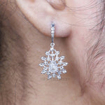 Load image into Gallery viewer, Dangle Earring Diamond Earring Pair
