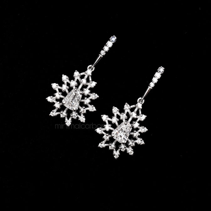 Dangle Earring Diamond Earring Pair