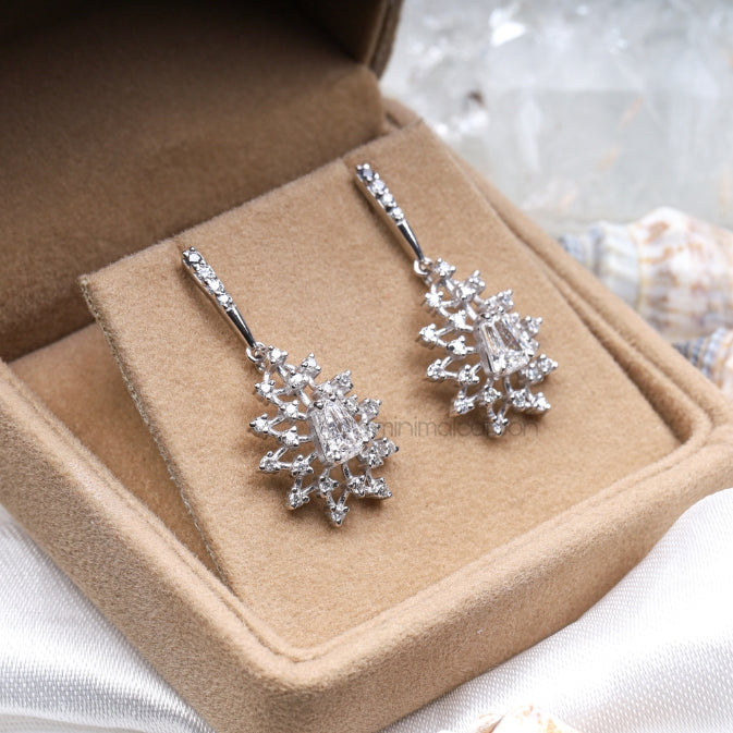 Dangle Earring Diamond Earring Pair