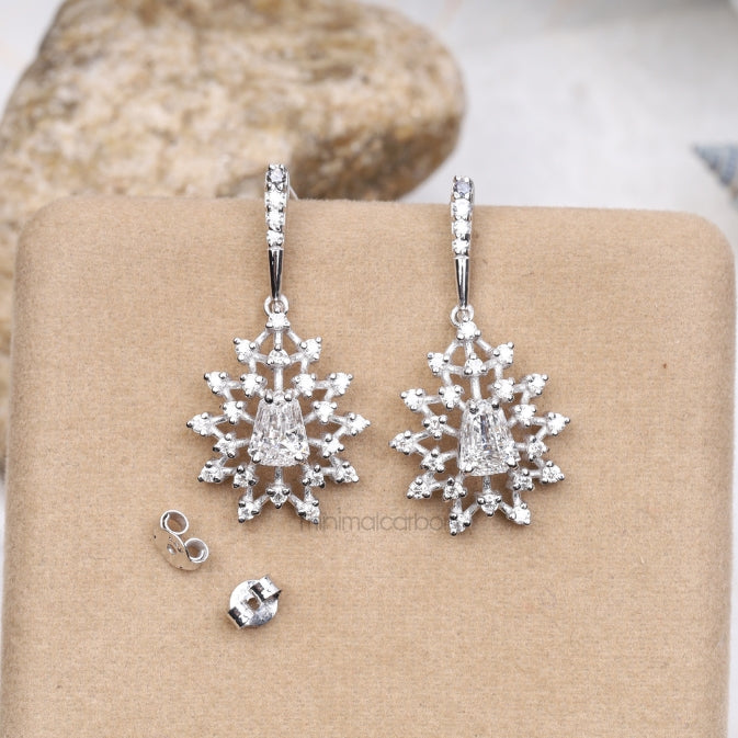 Dangle Earring Diamond Earring Pair