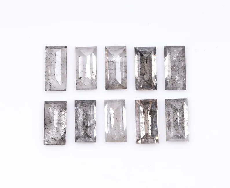 Salt And Pepper Diamonds - Minimal Carbon