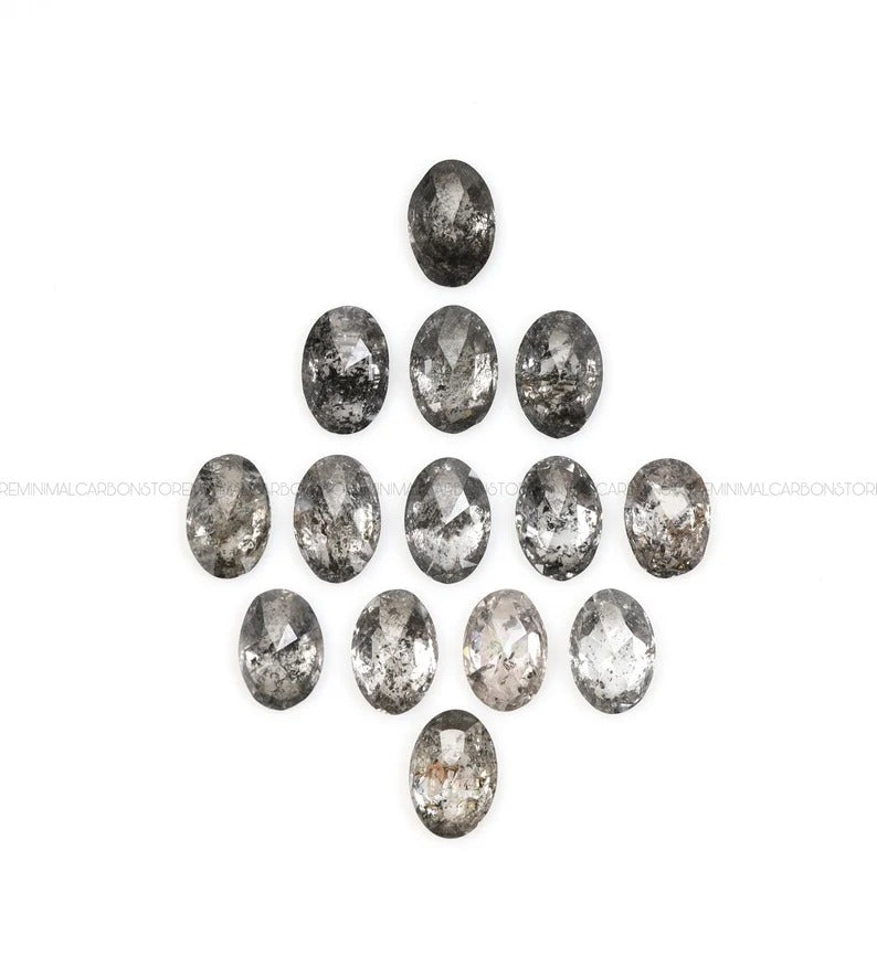 Salt And Pepper Diamonds - Minimal Carbon