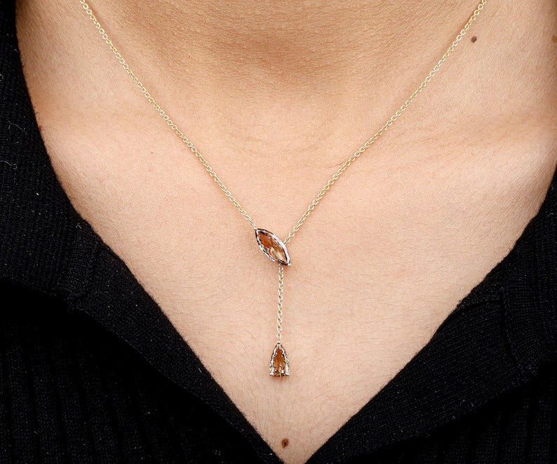 Lariat Pendant - Minimal Carbon