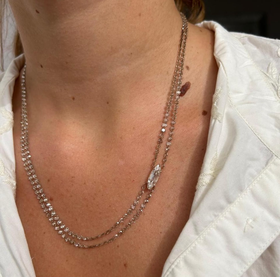 Custom Order For Rose Cut Necklace