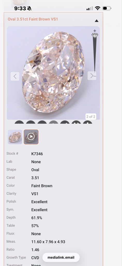 Champagne Lab Diamond