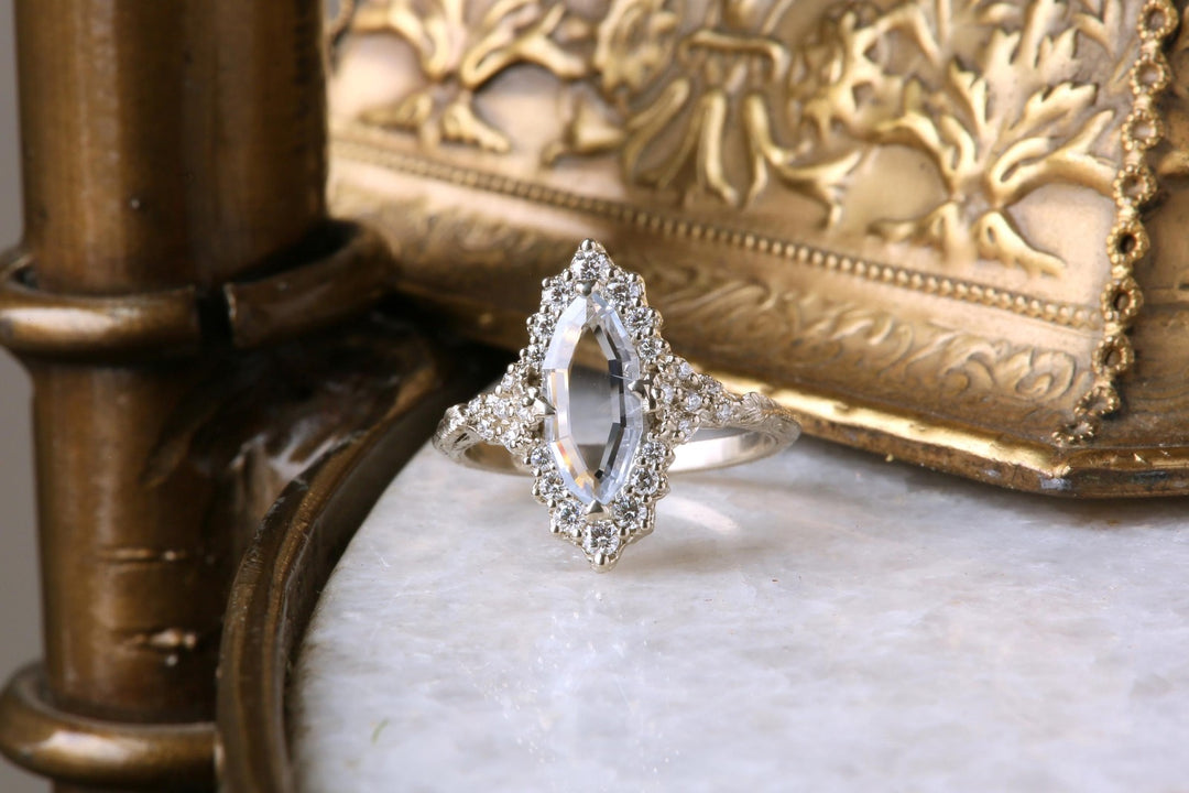 1.50 Carat Step Cut Marquise Lab Grown Diamond