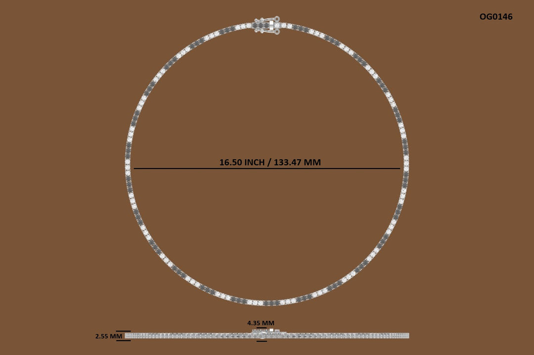 14K White Gold Necklace