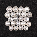 White Loose Round Rose Cut Natural Earth Mined Diamond