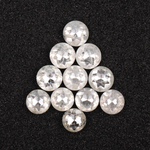 White Round Rose Cut Natural Loose Earth Mined Diamond