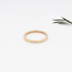 Yellow Gold Stacking Men_s Wedding Band