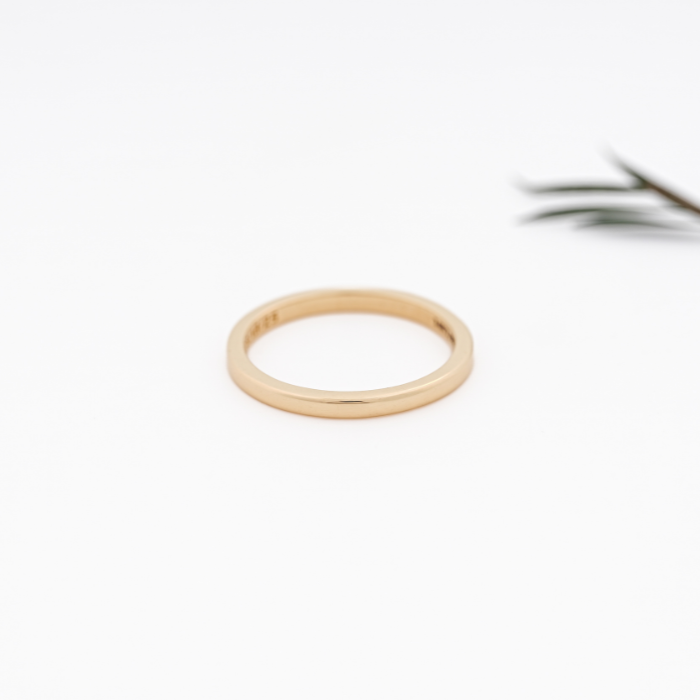 Yellow Gold Stacking Men_s Wedding Band