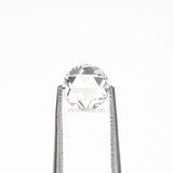 0.60 CT, 5.0 MM | Natural Clear Diamond | Round Rose Cut Diamond - Minimal Carbon