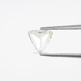 0.53 CT, 6.0 MM  | Natural Clear Diamond | Trillion Cut Diamond - Minimal Carbon