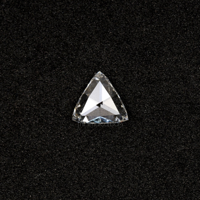 0.53 CT, 6.0 MM  | Natural Clear Diamond | Trillion Cut Diamond - Minimal Carbon