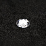 0.60 CT, 5.0 MM | Natural Clear Diamond | Round Rose Cut Diamond - Minimal Carbon