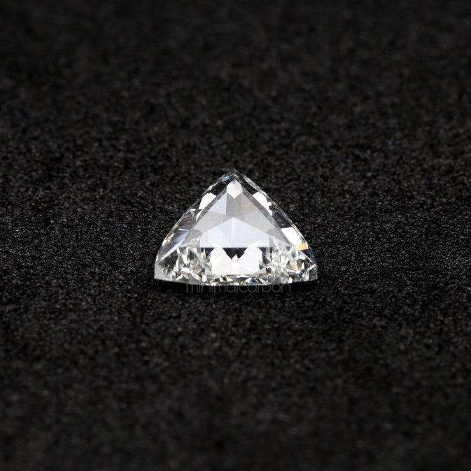 0.53 CT, 6.0 MM  | Natural Clear Diamond | Trillion Cut Diamond - Minimal Carbon