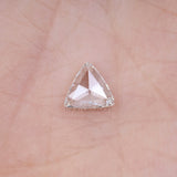 0.53 CT, 6.0 MM  | Natural Clear Diamond | Trillion Cut Diamond - Minimal Carbon