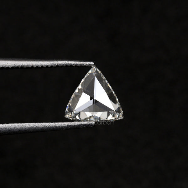 0.53 CT, 6.0 MM  | Natural Clear Diamond | Trillion Cut Diamond - Minimal Carbon