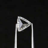 0.53 CT, 6.0 MM  | Natural Clear Diamond | Trillion Cut Diamond - Minimal Carbon