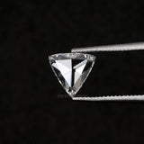 0.53 CT, 6.0 MM  | Natural Clear Diamond | Trillion Cut Diamond - Minimal Carbon