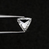 0.53 CT, 6.0 MM  | Natural Clear Diamond | Trillion Cut Diamond - Minimal Carbon