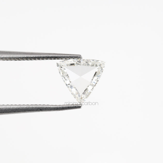 0.53 CT, 6.0 MM  | Natural Clear Diamond | Trillion Cut Diamond - Minimal Carbon