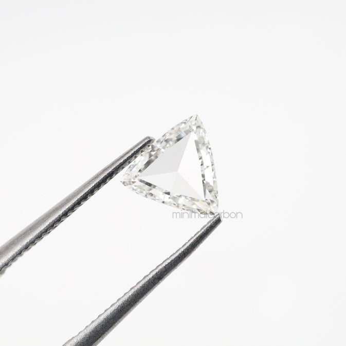 0.53 CT, 6.0 MM  | Natural Clear Diamond | Trillion Cut Diamond - Minimal Carbon