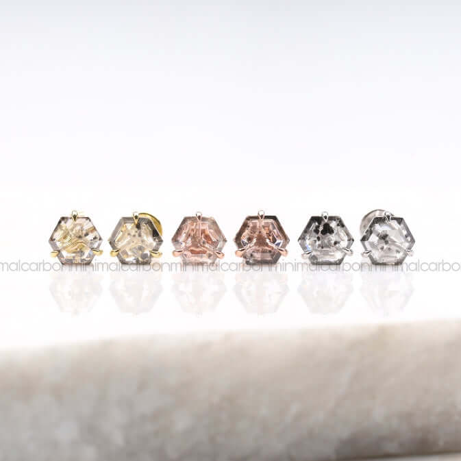Mini Diamond Stud Earring
