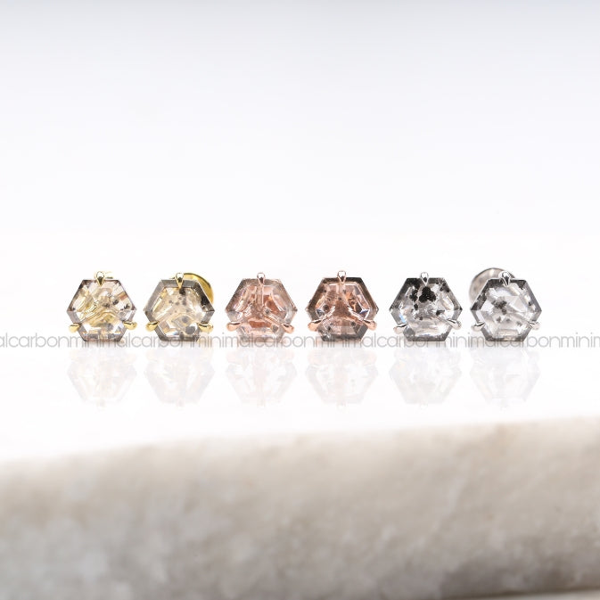 Mini Diamond Stud Earring