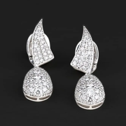 Dainty Diamond Drop Earrings 