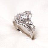 Queen Crown Ring Set - Minimal Carbon