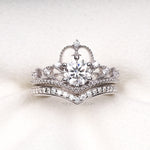 Load image into Gallery viewer, Queen Crown Ring Set
