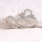 Load image into Gallery viewer, Queen Crown Ring Set
