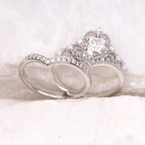 Queen Crown Ring Set - Minimal Carbon