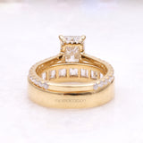 Engagement Ring Bridal Set - Minimal Carbon