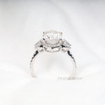 Load image into Gallery viewer, Three Stone Ring Engagement Ring
