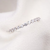 Half Eternity Ring Band - Minimal Carbon