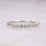 Half Eternity Ring Band - Minimal Carbon