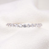 Half Eternity Ring Band - Minimal Carbon