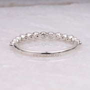 Half Eternity Ring Band - Minimal Carbon