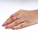 Bubble Eternity Band Ring - Minimal Carbon