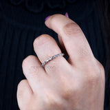 Bubble Eternity Band Ring - Minimal Carbon