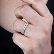 Baguette Band Ring - Minimal Carbon