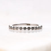 Bubble Eternity Band Ring - Minimal Carbon