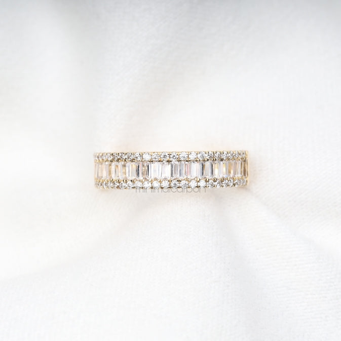 Baguette Band Ring - Minimal Carbon
